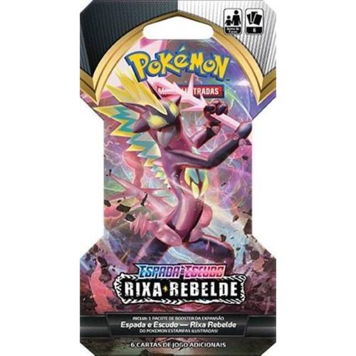 Jogo de Cartas Pokémon - Deck Escudo e Espada - Rixa Rebelde