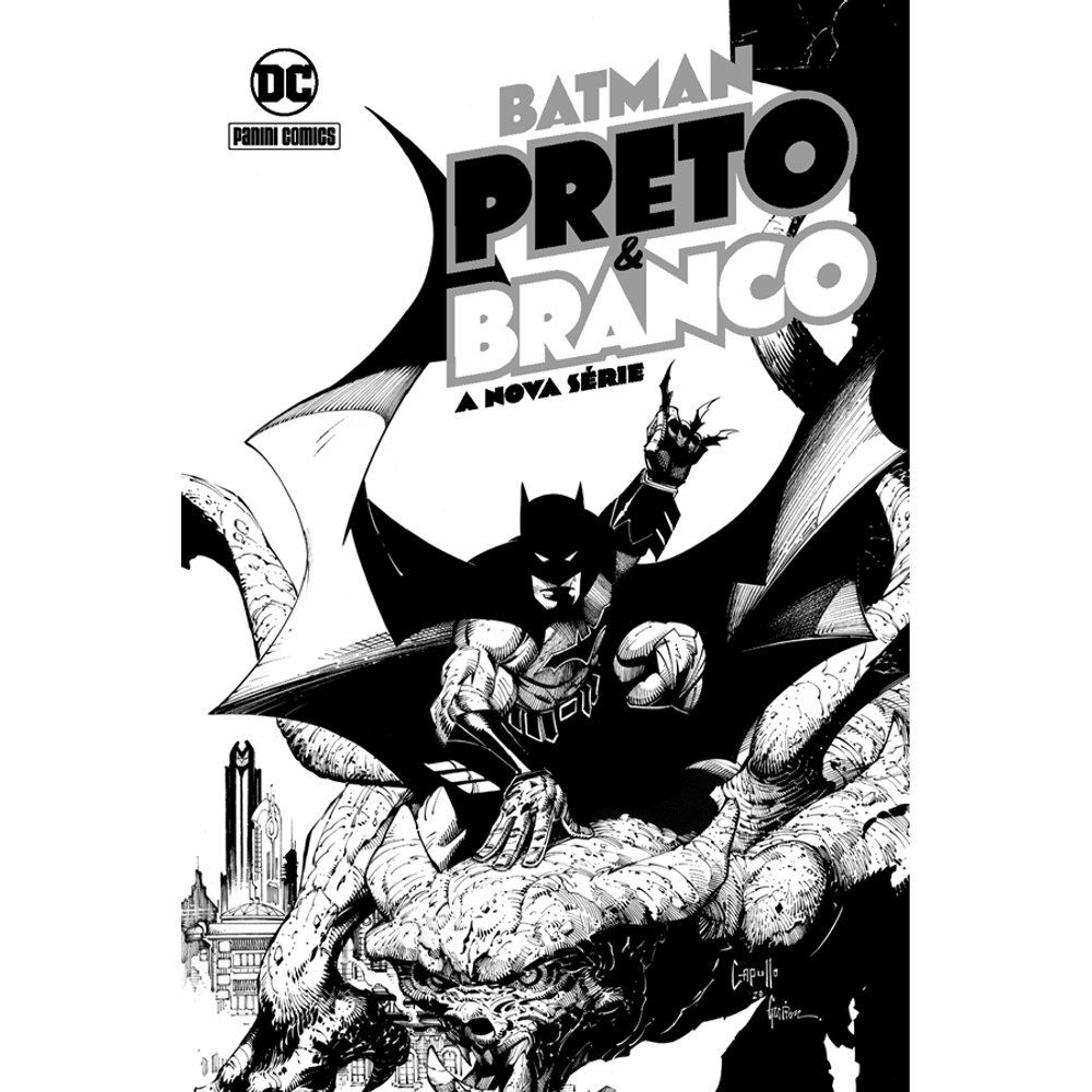 Batman Preto E Branco Nova Serie Geek Point 3332