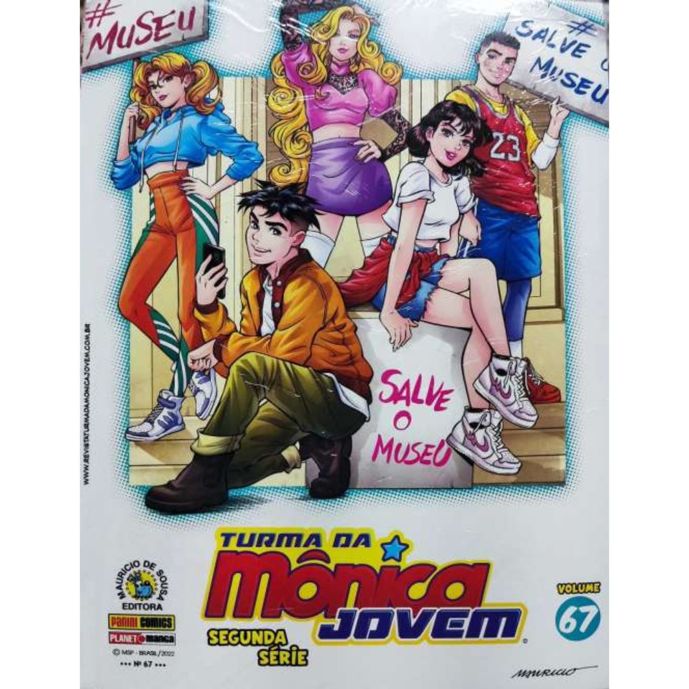 Gibi Turma Da Mônica Jovem Reedição Volume 67 Panini Lacrado Geek Point 5260