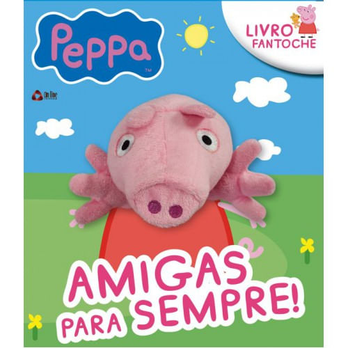 Livro-Fantoche-Peppa-Pig---Amigas-Para-Sempre