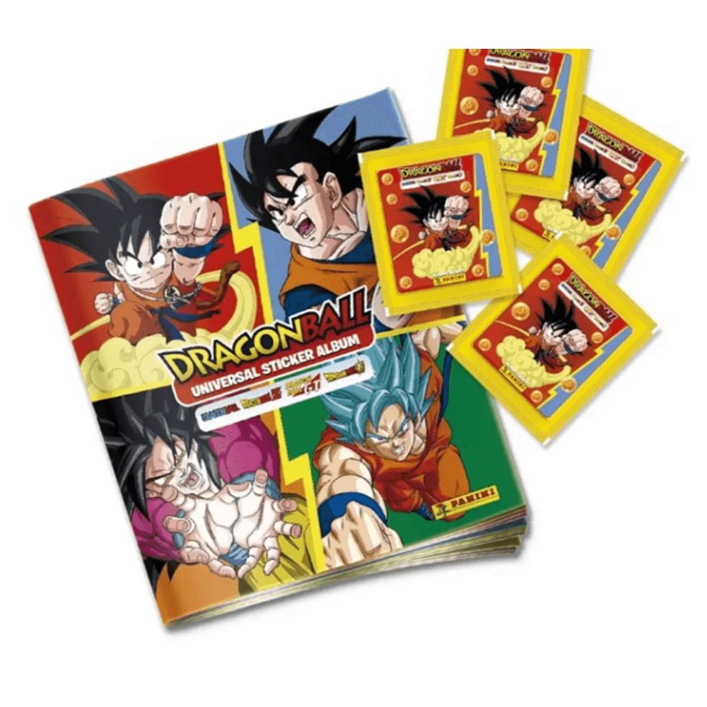 Álbum Dragon Ball Universal 2023 + 30 Figurinhas (Panini, lacrado